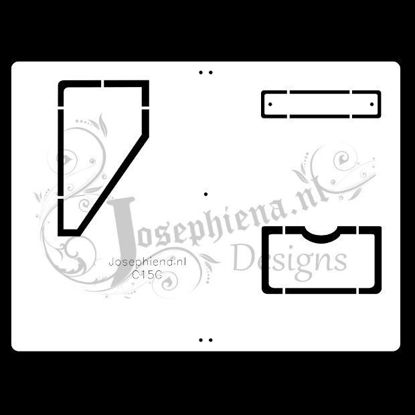 Large Travel journal - Stencil set Kaft