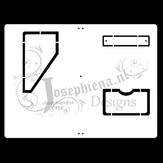 Large Travel journal - Stencil set Kaft