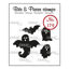 Picture of Ghosts and bat (closed) - Bits & Pieces