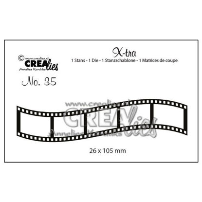 Afbeeldingen van Gebogen filmstrip, klein - X-tra stansen