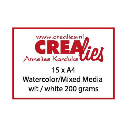 Afbeeldingen van Watercolor / Mixed Media papier, wit 200 grams
