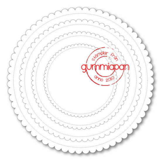 Afbeeldingen van Scalloped Circles - stans