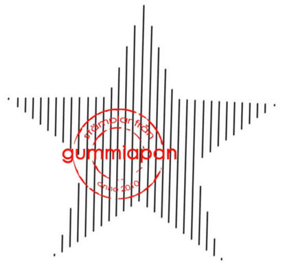 Picture of Big striped star - stempel