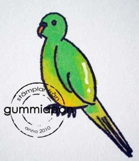 Afbeeldingen van grasparkiet - stempel (normaal €1,50)