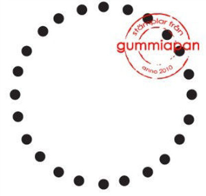 Picture of Middelgrote gevlekte cirkel - stempel (normaal €1,50)