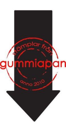 Afbeeldingen van Gevulde pijl - stempel (normaal €1,00)