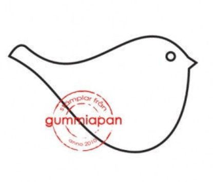 Picture of Vogels kijken rechts - stempel (normaal €1,50)