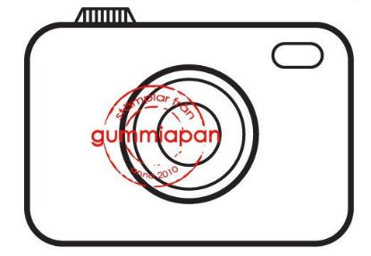 Picture of camera - stempel (normaal €2,00)