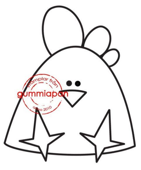 Afbeeldingen van Haan - stempel (normaal €2,50)