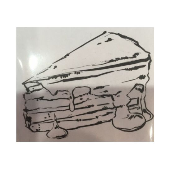 Afbeeldingen van chocoladecake - stempel (normaal €3,50)