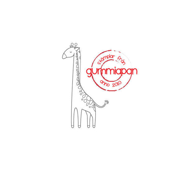 Afbeeldingen van Giraffe - stempel