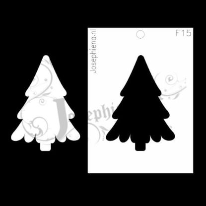 Kerstboom - figuur-stencil van Josephiena`s Design
