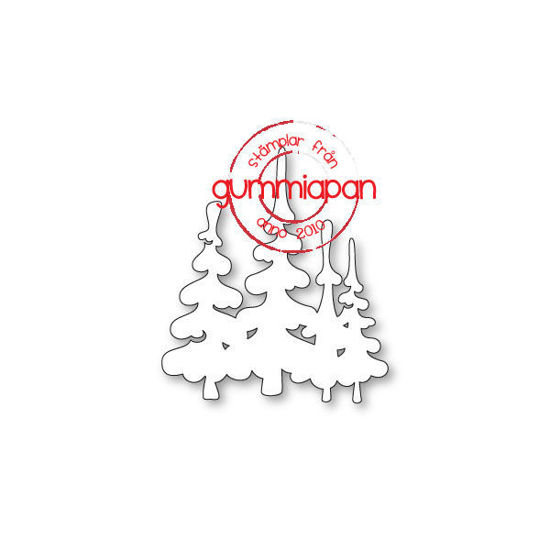 Picture of Veel donzige sparren - stansen