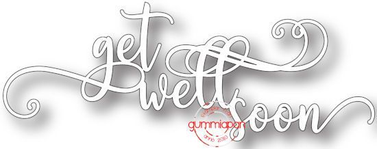 Afbeeldingen van Get Well Soon - stansen (normaal €6,50)