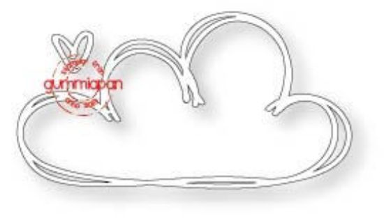 Afbeeldingen van Doodled Cloud - stansen (normaal €6,90)