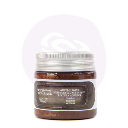 Afbeeldingen van Metallique Hazelnut - Finnabair Art Alchemy Acrylic Paint