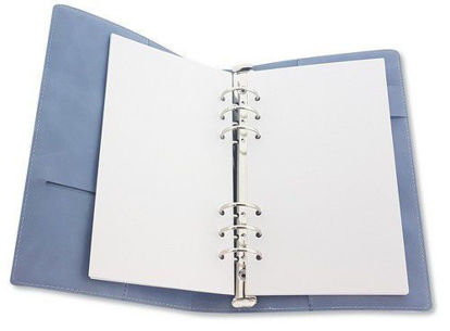CraftEmotions Ringbinder Planner - for paper 120x210mm - Jeans Light Blue