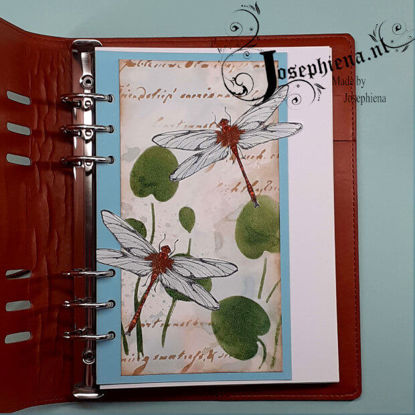 Art Journal: Libelle 's gemaakt door Josephiena