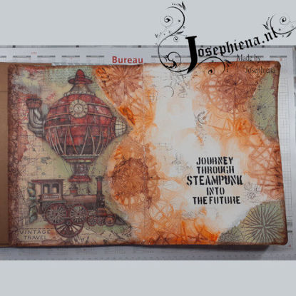 Art journal: Steampunk Journey gemaakt door Josephiena