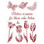 Stamperia Stencil A4 Romantic Garden House Tulips