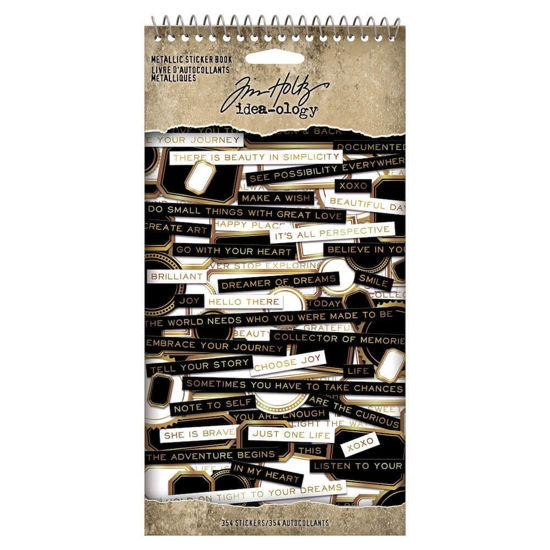 Metallic Sticker Book - Idea-ology Tim Holtz