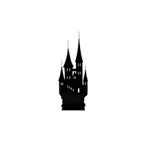 Silhouette Castle (miniature) - Lavinia Stamp - LAV215