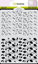 CraftEmotions Stencil Duo Colour patroon Nr.9 2xA6
