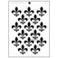 Fleur de lis - Josephiena's stencil A5