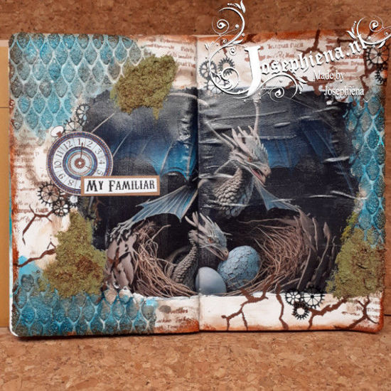 Art Journal pagina: My Familiar