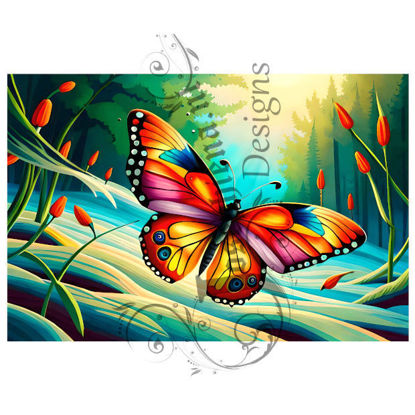 Afbeeldingen van Kleurige vlinder - Diamond painting - Josephiena.nl - DP-072