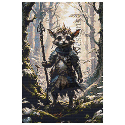 Unleash Enchantment: Dive into the World of 'Forest Warrior' Diamond Painting!