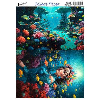 Diep in de zee #6 - Josephiena's collage paper - CP-041