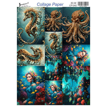 Diep in de zee #7 - Josephiena's collage paper - CP-042