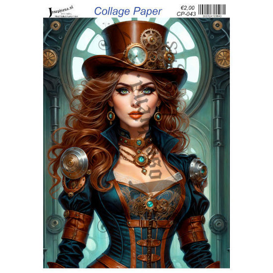 Steampunk people #1 - Josephiena's collage paper - CP-043