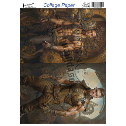 Steampunk people #6 - Josephiena's collage paper - CP-048