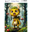 Strawberry monster 5 - Josephiena's collage paper - CP-126