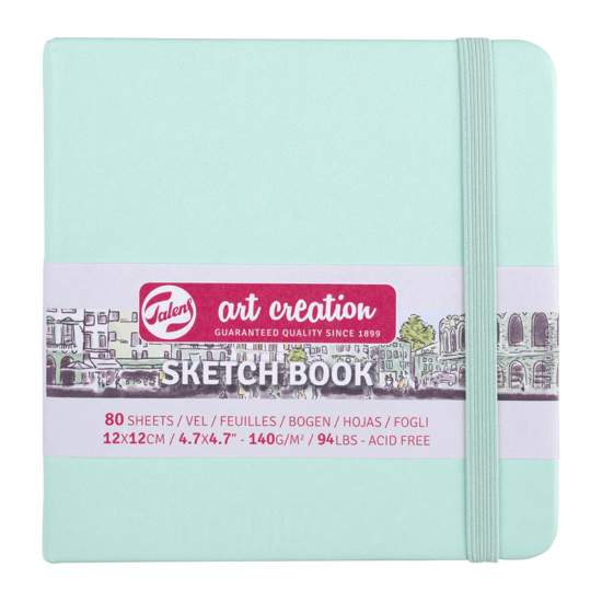 TAC Sketchbook 12x12 cm 140 gr 80 sheets Mint green