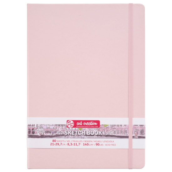 TAC Sketchbook 20x30 cm (A4) 140 gr 80 sheets Pink